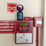Moderno sistema de alarme de incêndio